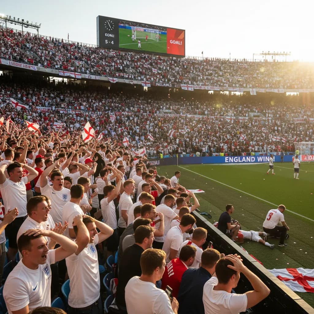 An England player stepping up to take a penalty during a World Cup 2026 shootout