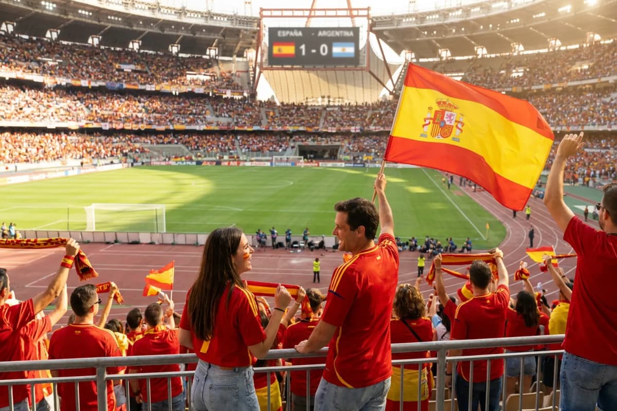 World Cup supporters navigating East Rutherford · New York City · North America during match day.