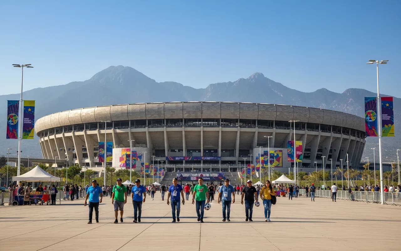 Estadio BBVA Fundidora Cooling Route