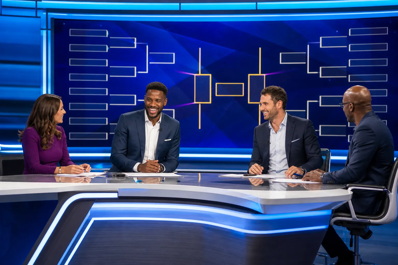 Bright World Cup match-day scene in Dallas · Atlanta · Miami · Kansas City.