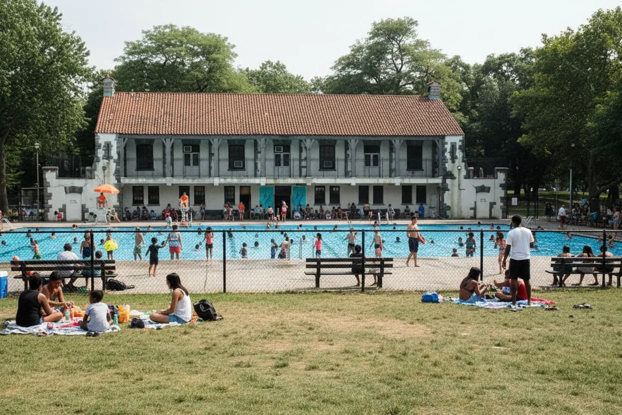 Cover scene for Faber Pool Senior Splash: A Staten Island Water-Aerobics Plan With Shade