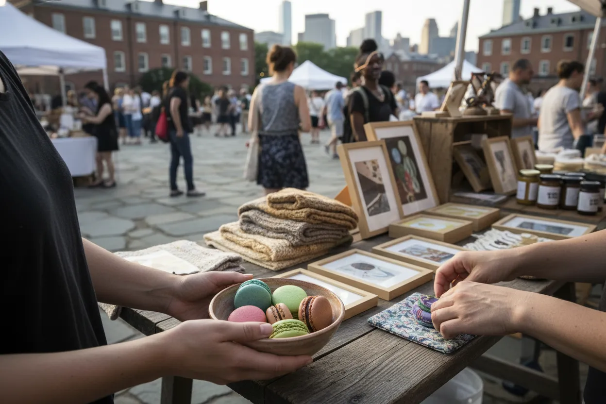 Editorial detail for FAD Market on Governors Island for a Craft Browse That Still Feels Airy