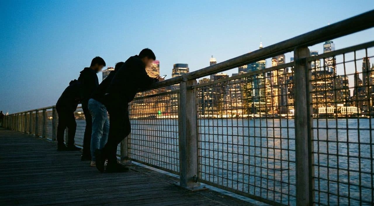 Fever vs Mystics From a Free Brooklyn Pier - scene