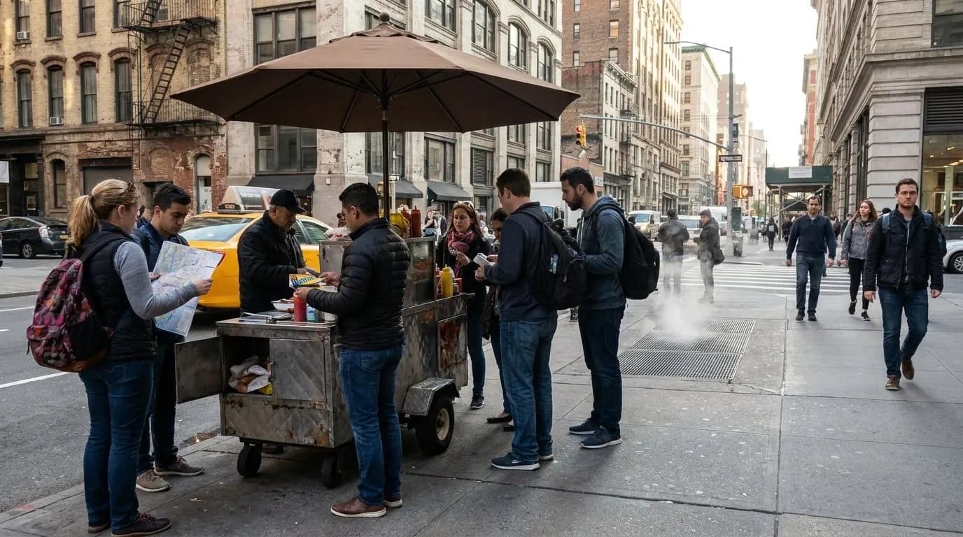Cover scene for Five Borough Hot Dog Styles for One Summer Weekend