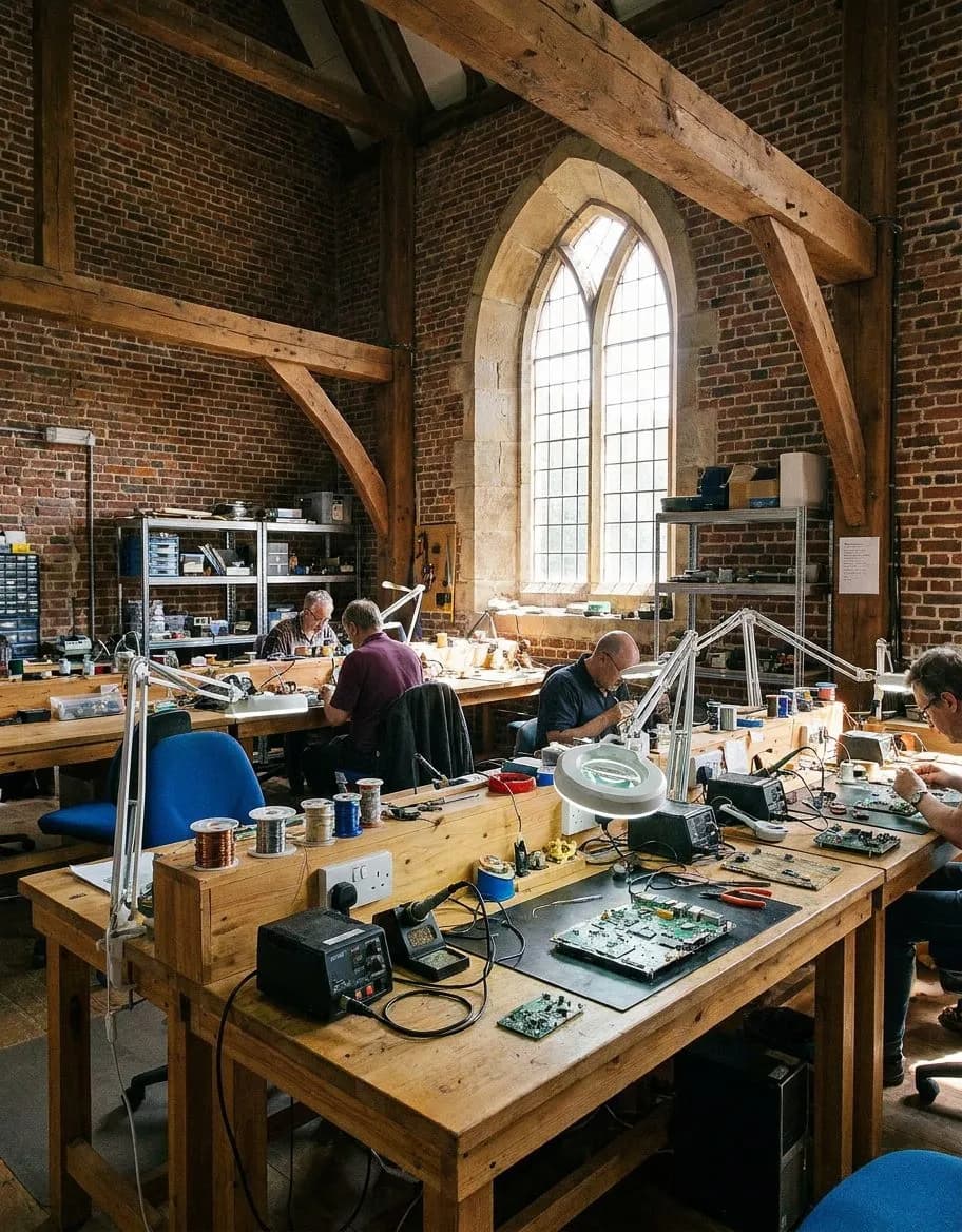 Fixers Guild Repair Cafe Soldering Station and Open Workshop Night