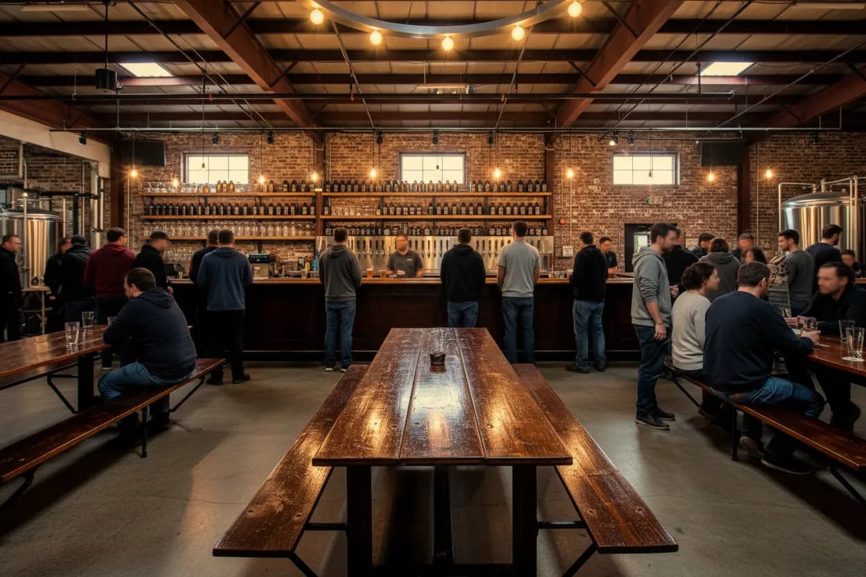 Cover scene for Flagship Brewing in Tompkinsville for a Ferry-Friendly Staten Island Pint