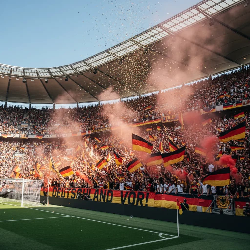 Florian Wirtz threading a pass in Germany's white jersey during World Cup 2026