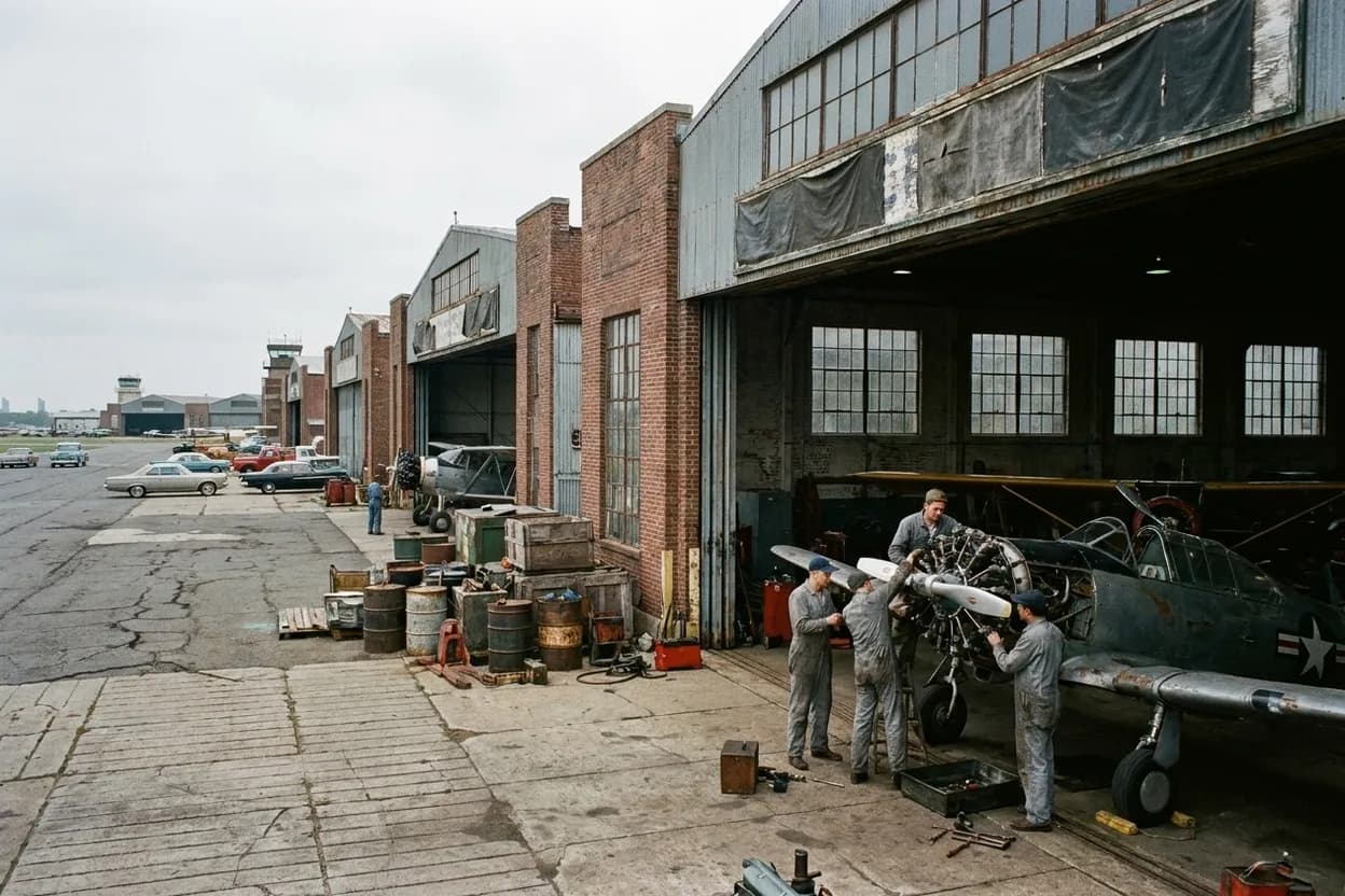 Cover scene for Floyd Bennett Field Hangars: The Aviation-Scale Ruins Most NYC Park Walks Never Include