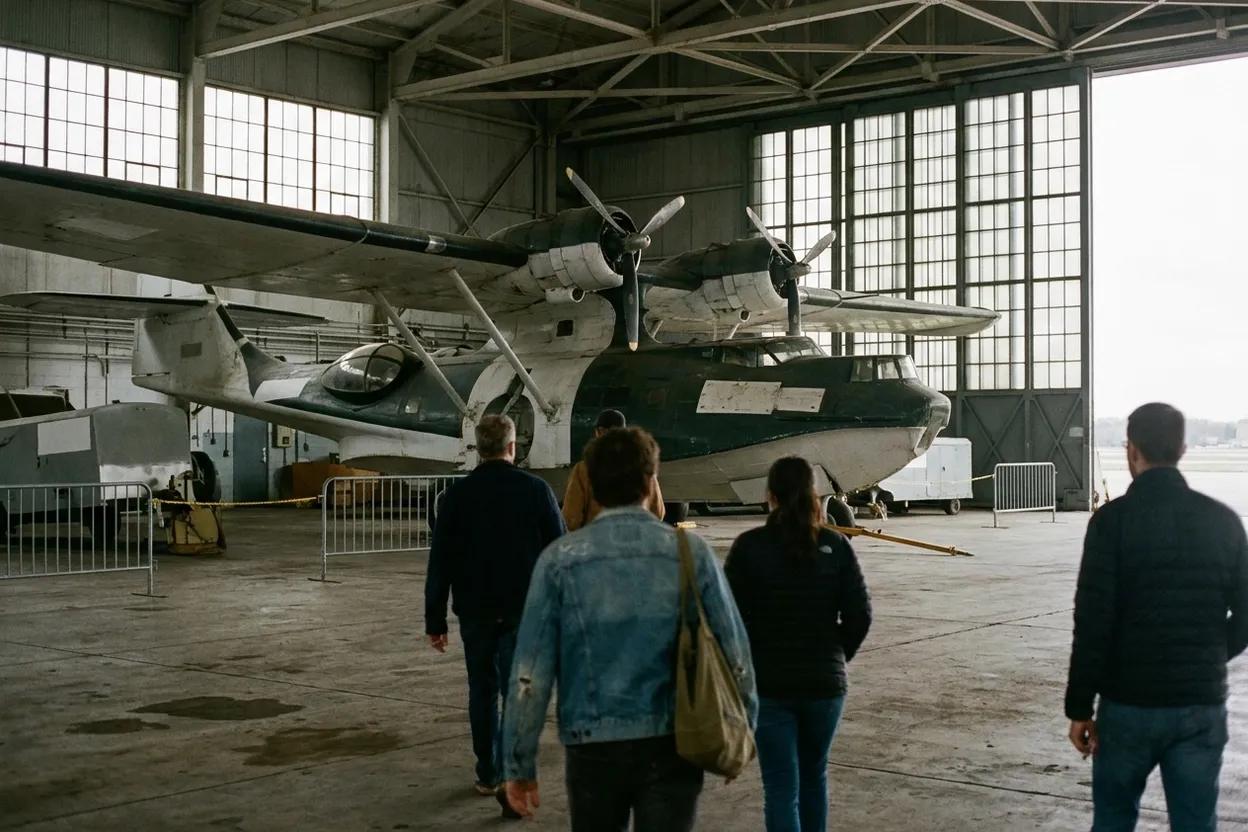 NYC experience scene for Floyd Bennett Field Hangars: The Aviation-Scale Ruins Most NYC Park Walks Never Include