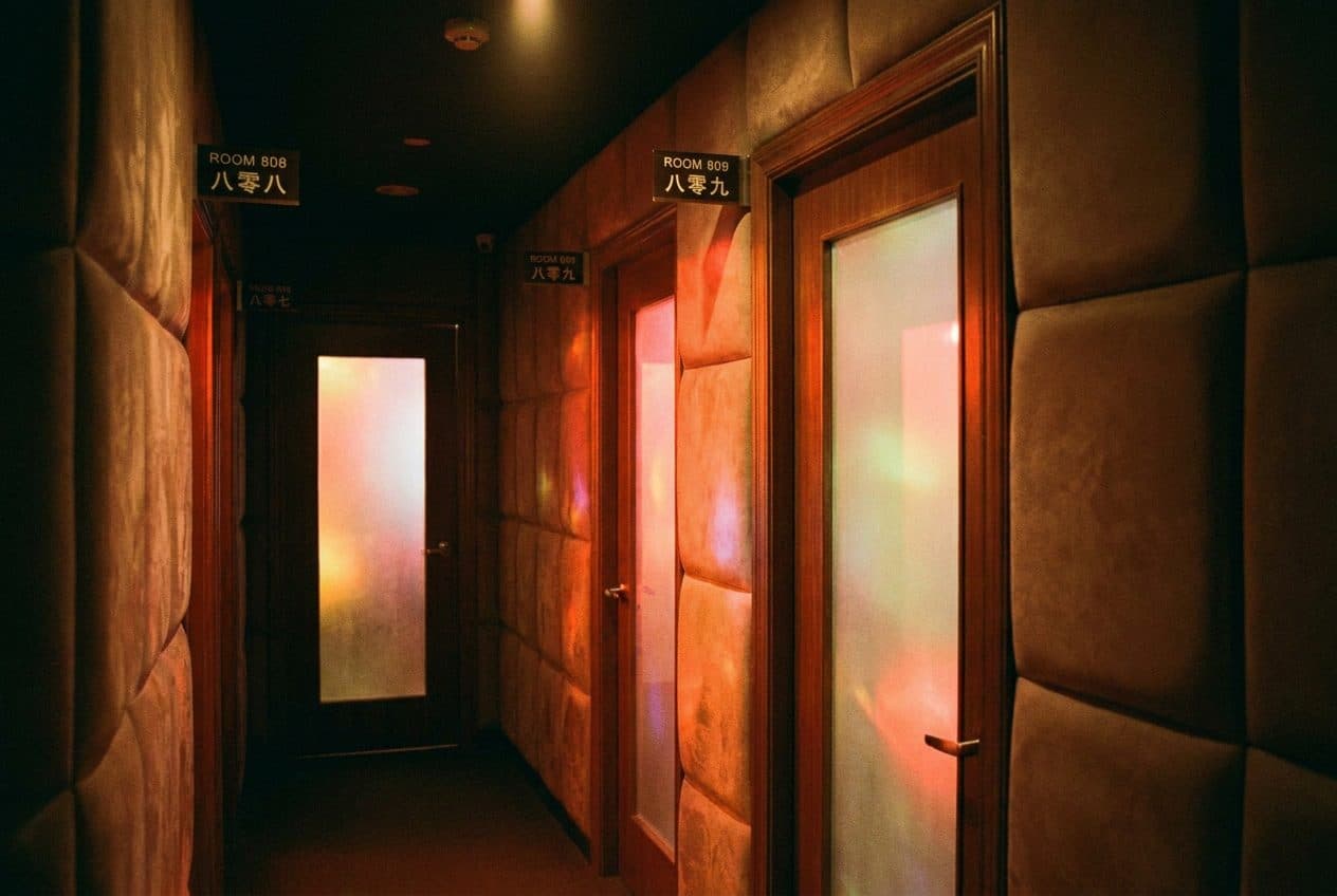 Inside a Flushing Karaoke Bar When the Private Rooms Fill After Midnight - scene