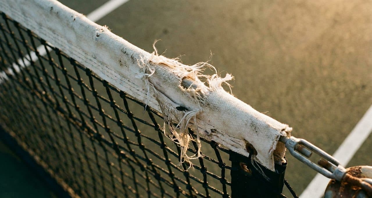 The 6AM Tennis Courts at Flushing Meadows Corona Park Before the City Wakes - scene
