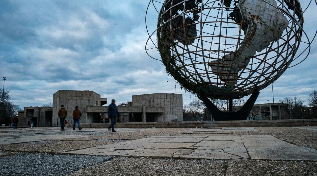 The Full Flushing Meadows Loop Circles the Unisphere in Two Hours of World's Fair Ruins - cover image