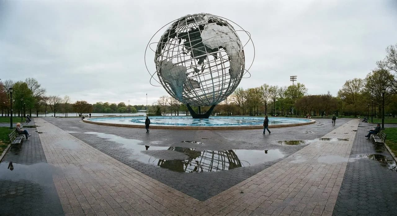 Flushing Meadows Unisphere Loop and Corona Park Lake Path