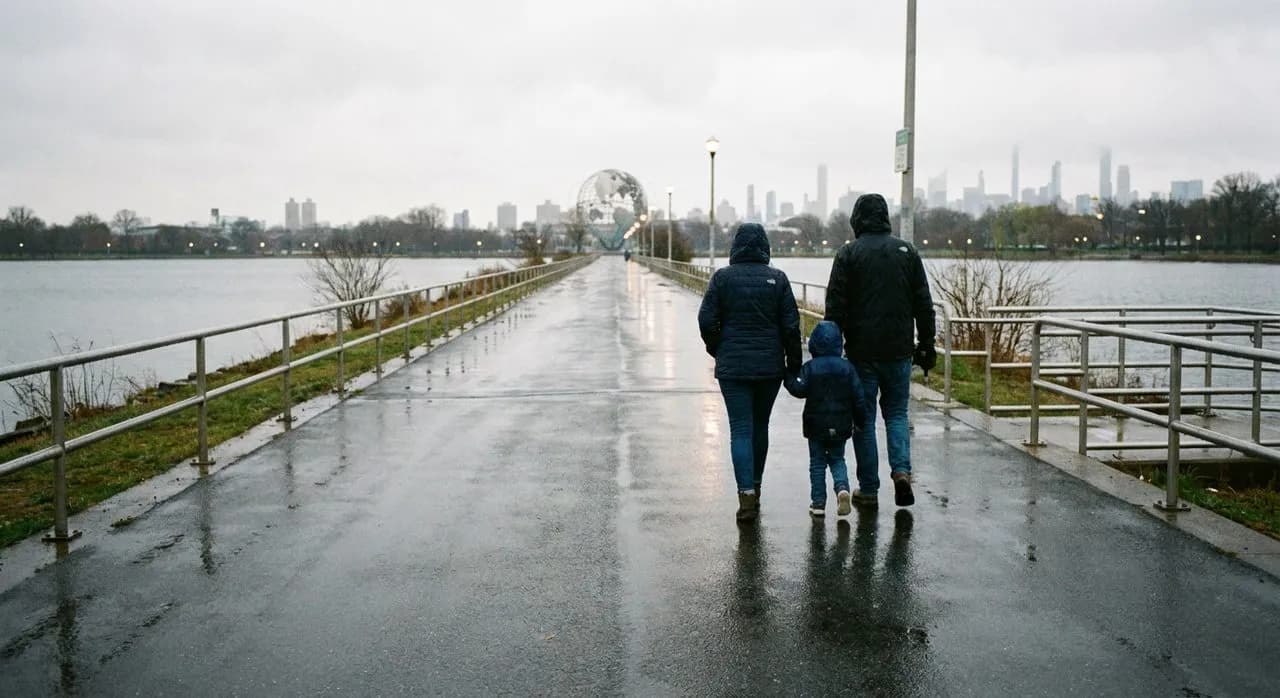 Flushing Meadows Unisphere Loop and Corona Park Lake Path