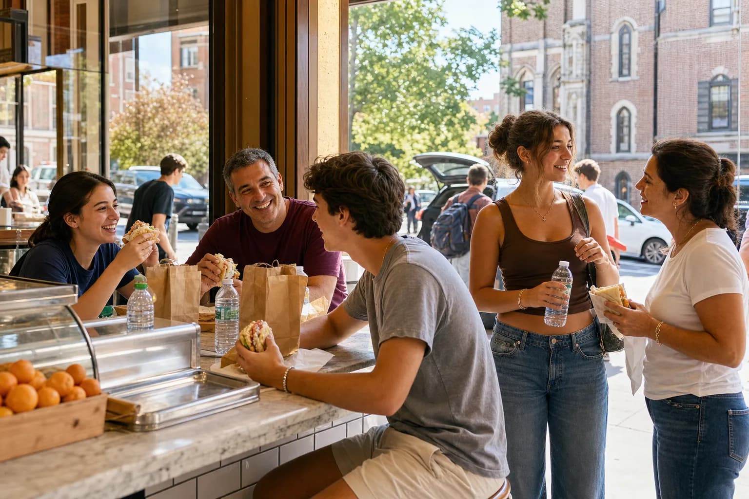 Belmont food stop after Fordham Rose Hill move-in