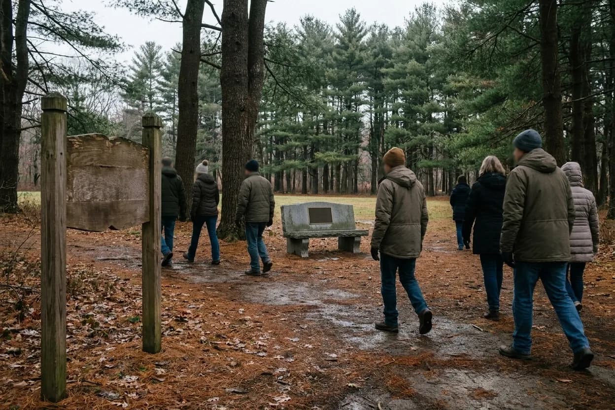 Cover scene for Forest Park Pine Grove: The Surprisingly Deep Woods Walk Most Queens Routes Miss