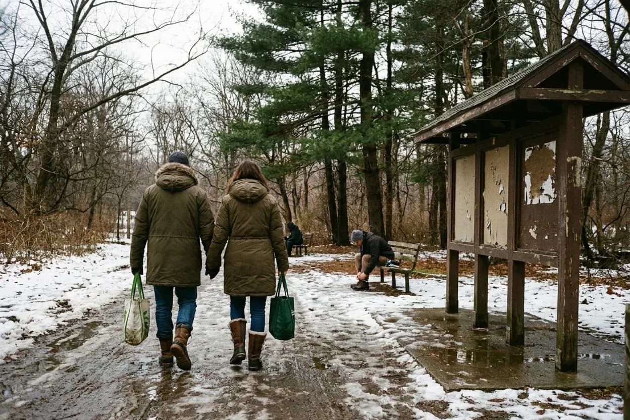 NYC experience scene for Forest Park Pine Grove: The Surprisingly Deep Woods Walk Most Queens Routes Miss