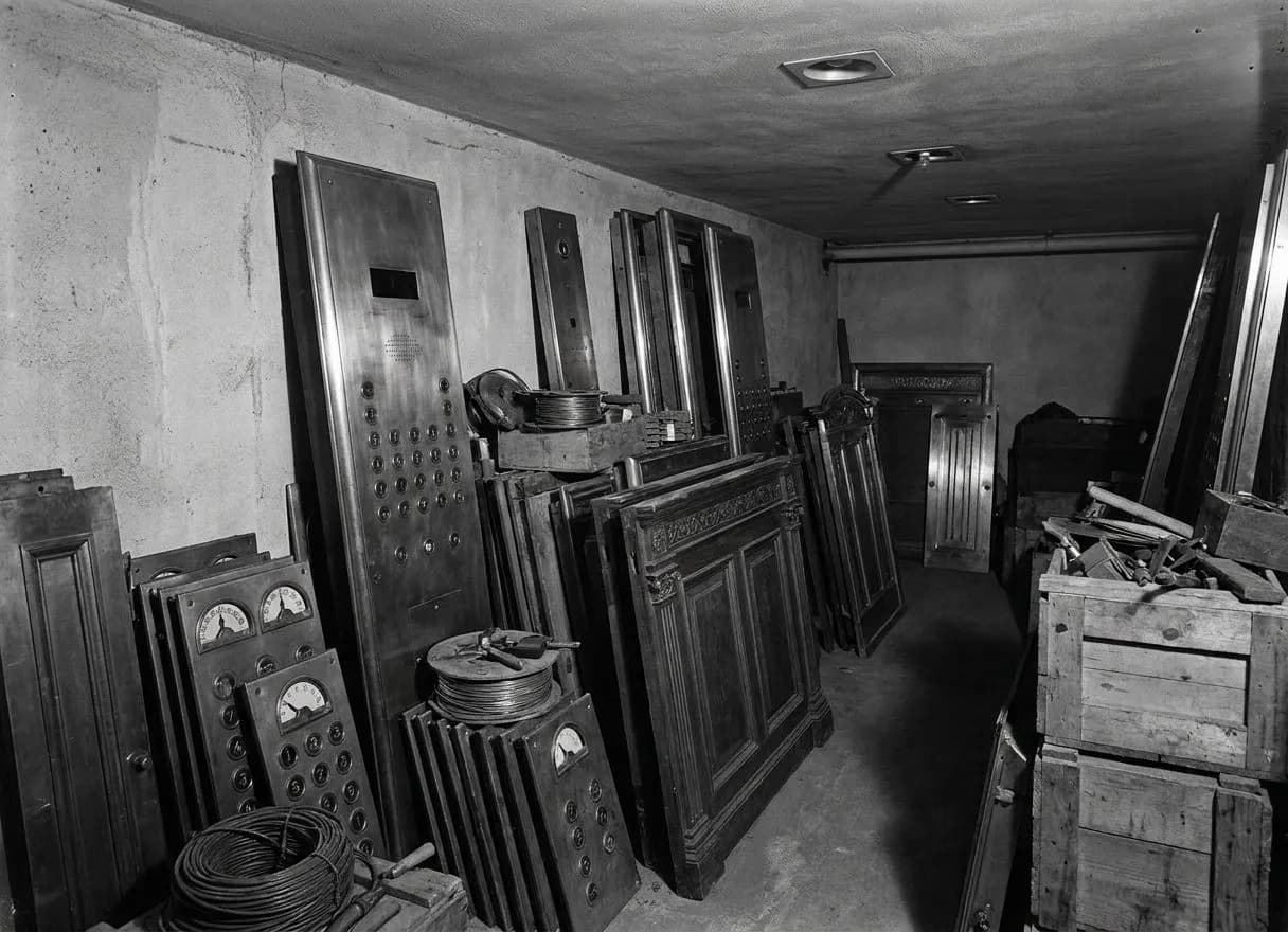 Forgotten Elevator Operator Panel Collection in Flatiron Building