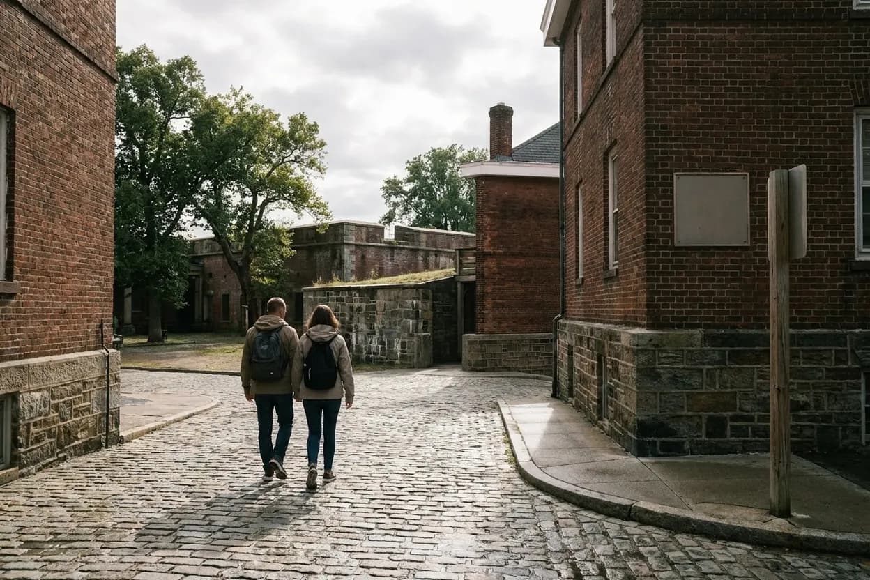 NYC experience scene for Fort Jay: The Star-Shaped Fortress at Governors Island Most Casual Visitors Only Glance At