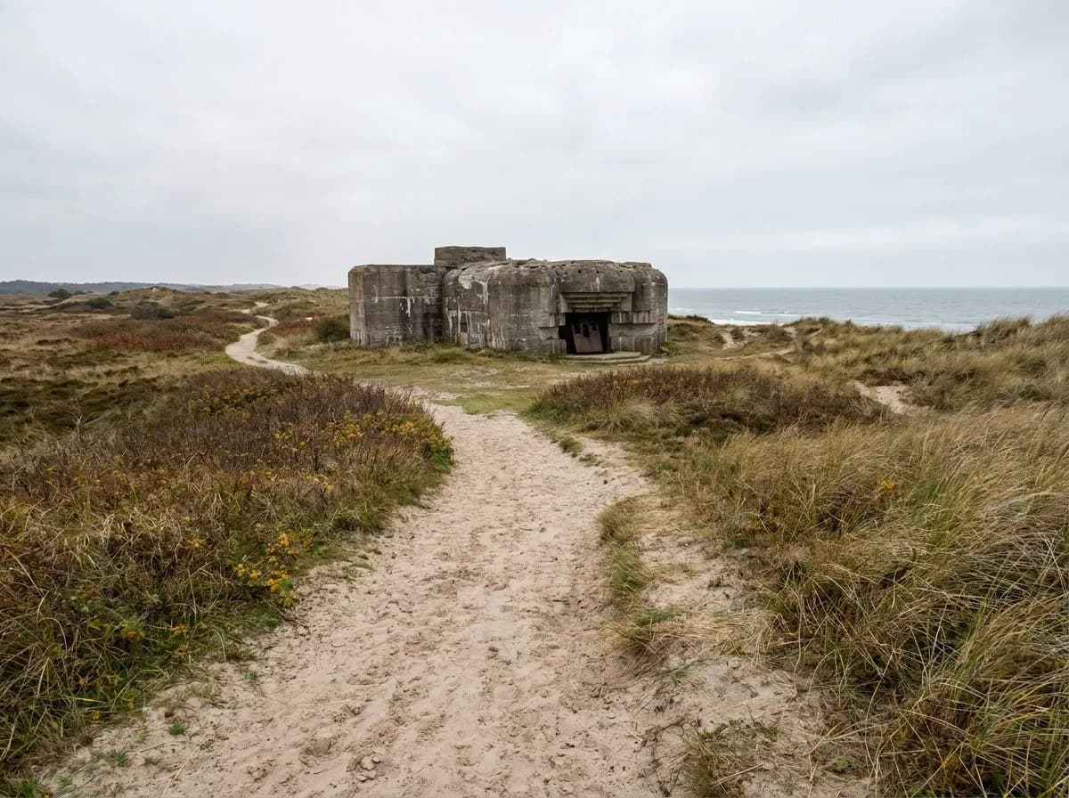 the fort tilden bike path through abandoned nike missile silos