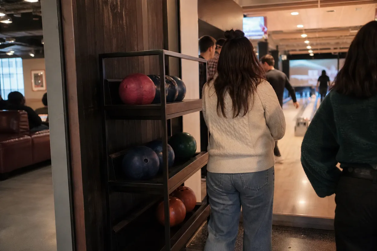 NYC experience scene for Frames Bowling Lounge: A Midtown Group Night When Skills Are Uneven