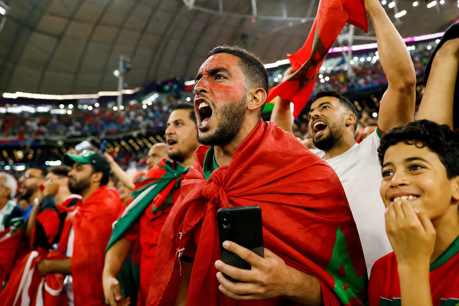 World Cup supporters navigating Dallas · Atlanta · Miami · Kansas City during match day.