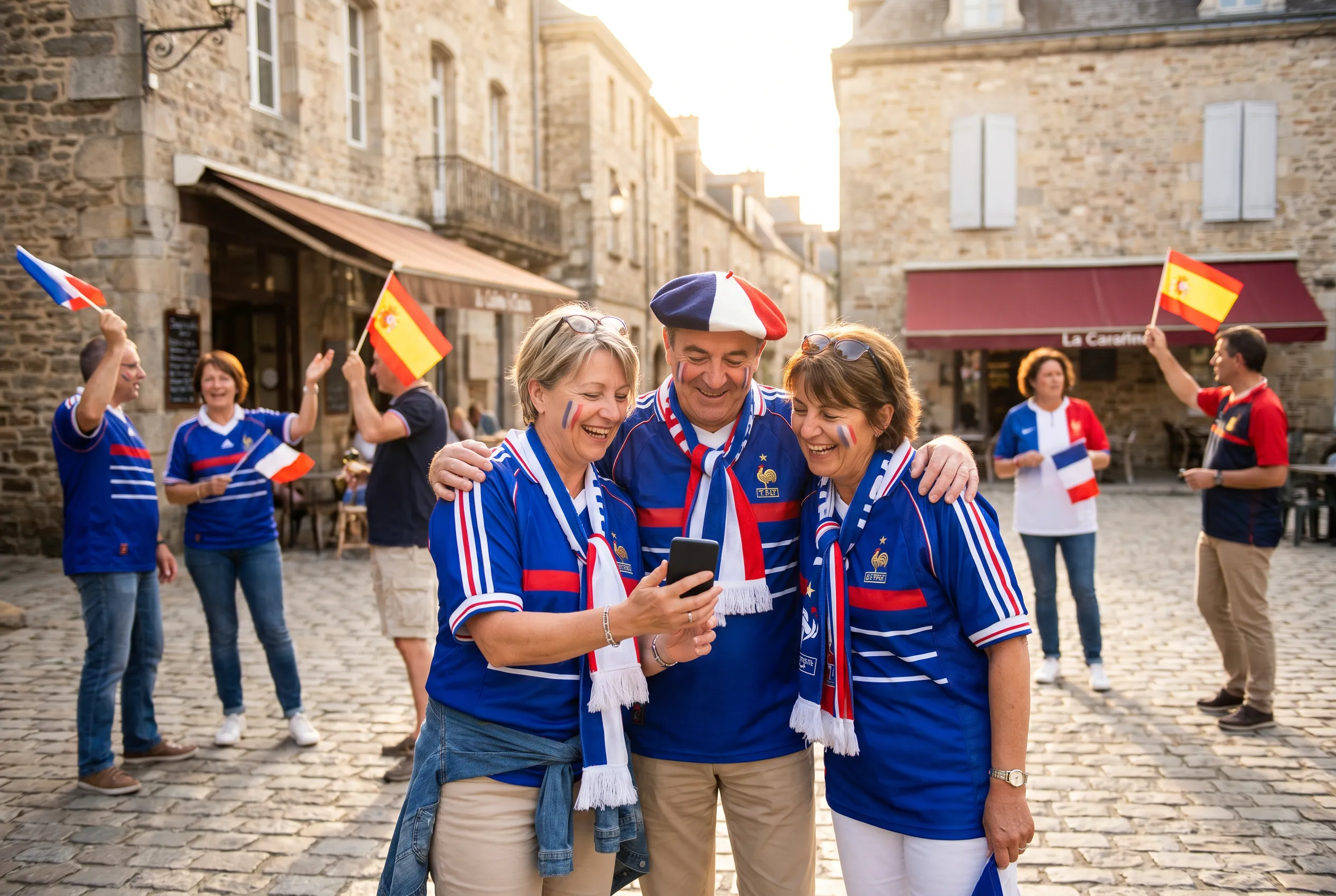 World Cup supporters navigating Dallas · Arlington during match day.