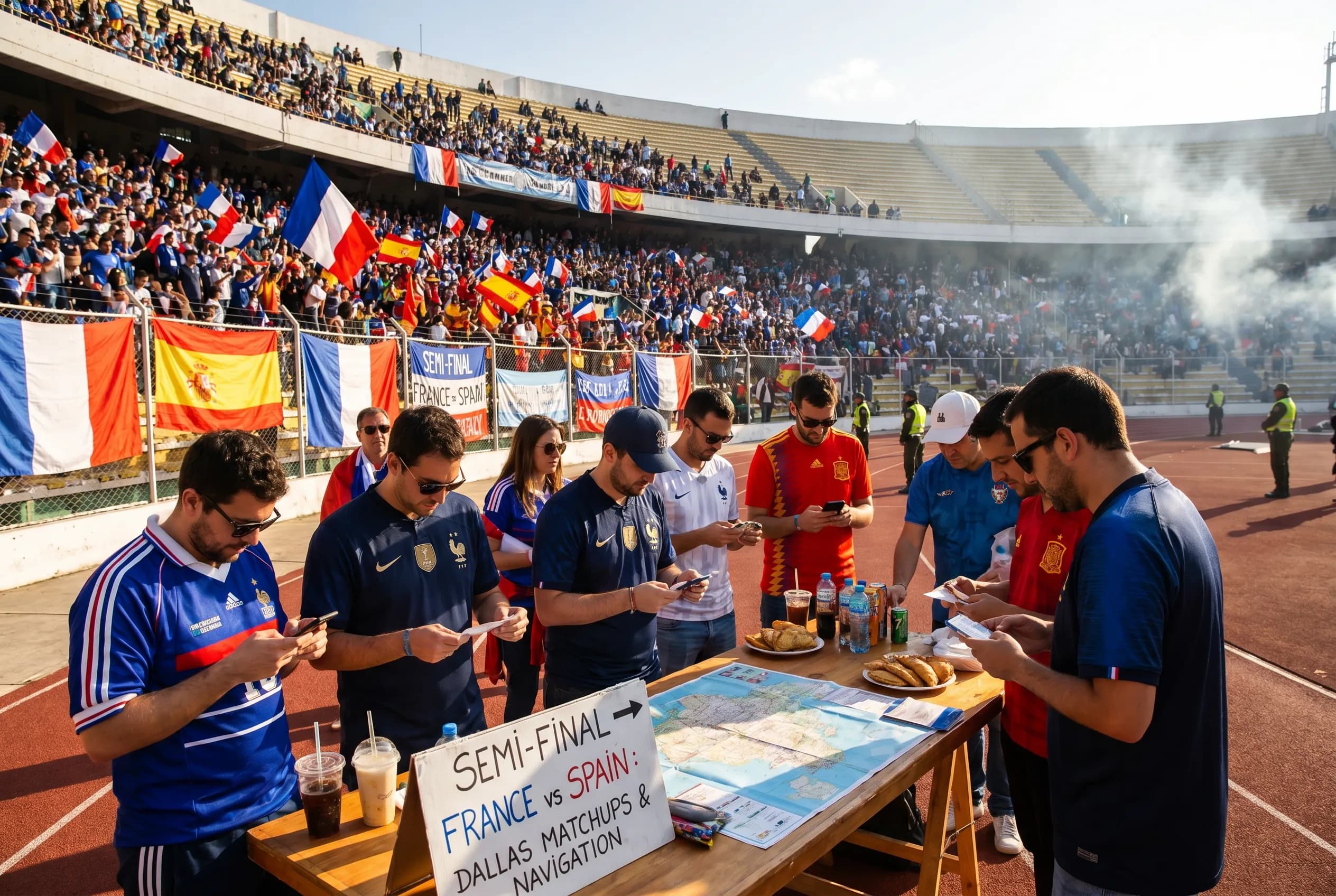 A bright practical scene for france vs spain semifinal prediction and key dallas matchups.