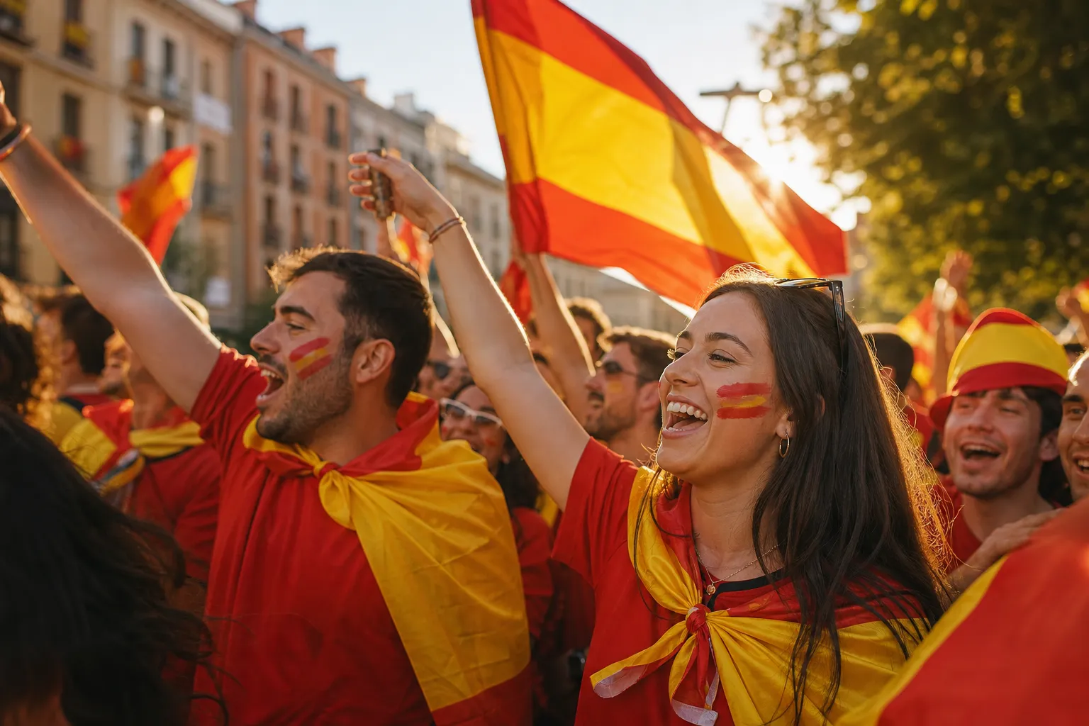 World Cup supporters navigating Dallas during match day.