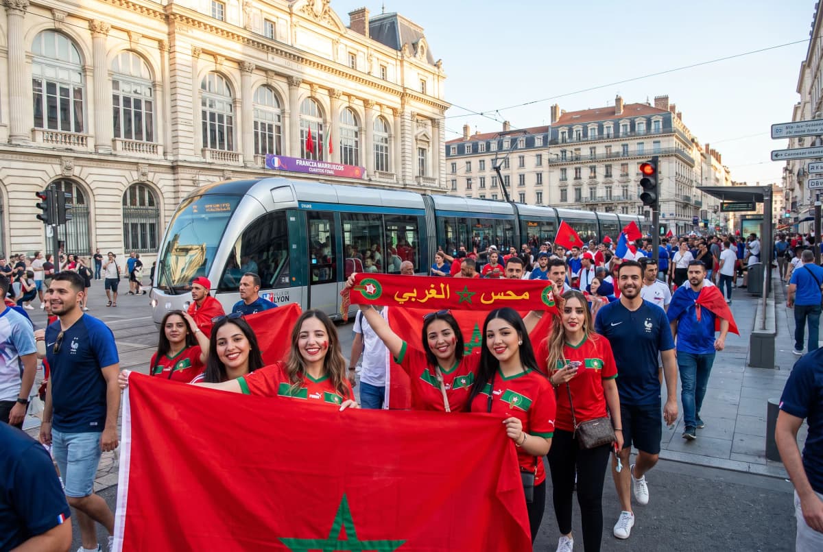 Bright World Cup match-day scene in México · Boston.