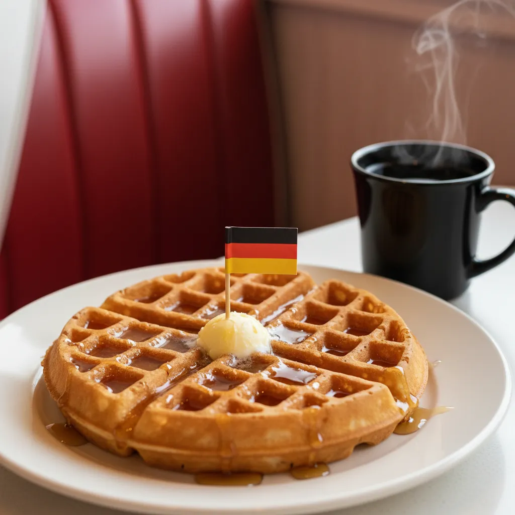 Waffle House restaurant glowing at night during the 2026 World Cup