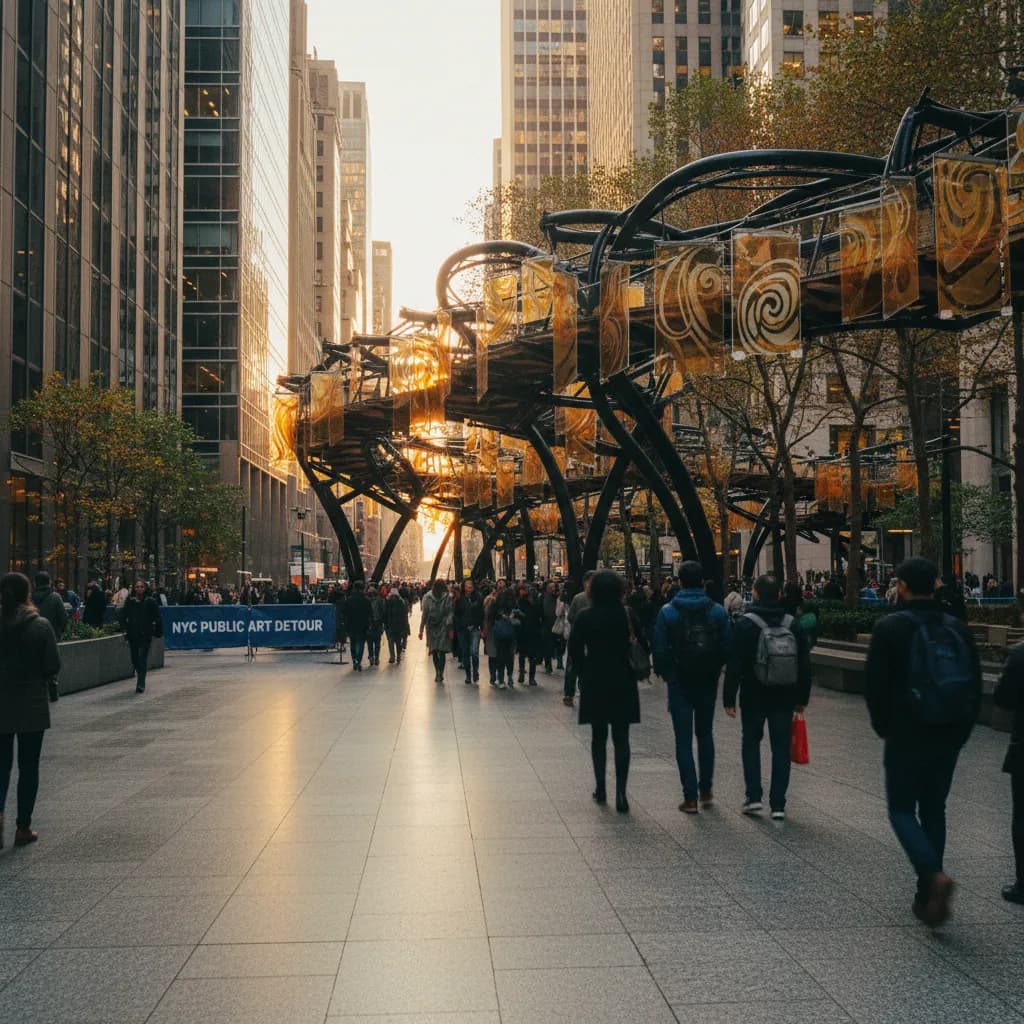 Free Events NYC Today: Public Art Fund Is the No-Calendar Midtown Detour - detail scene
