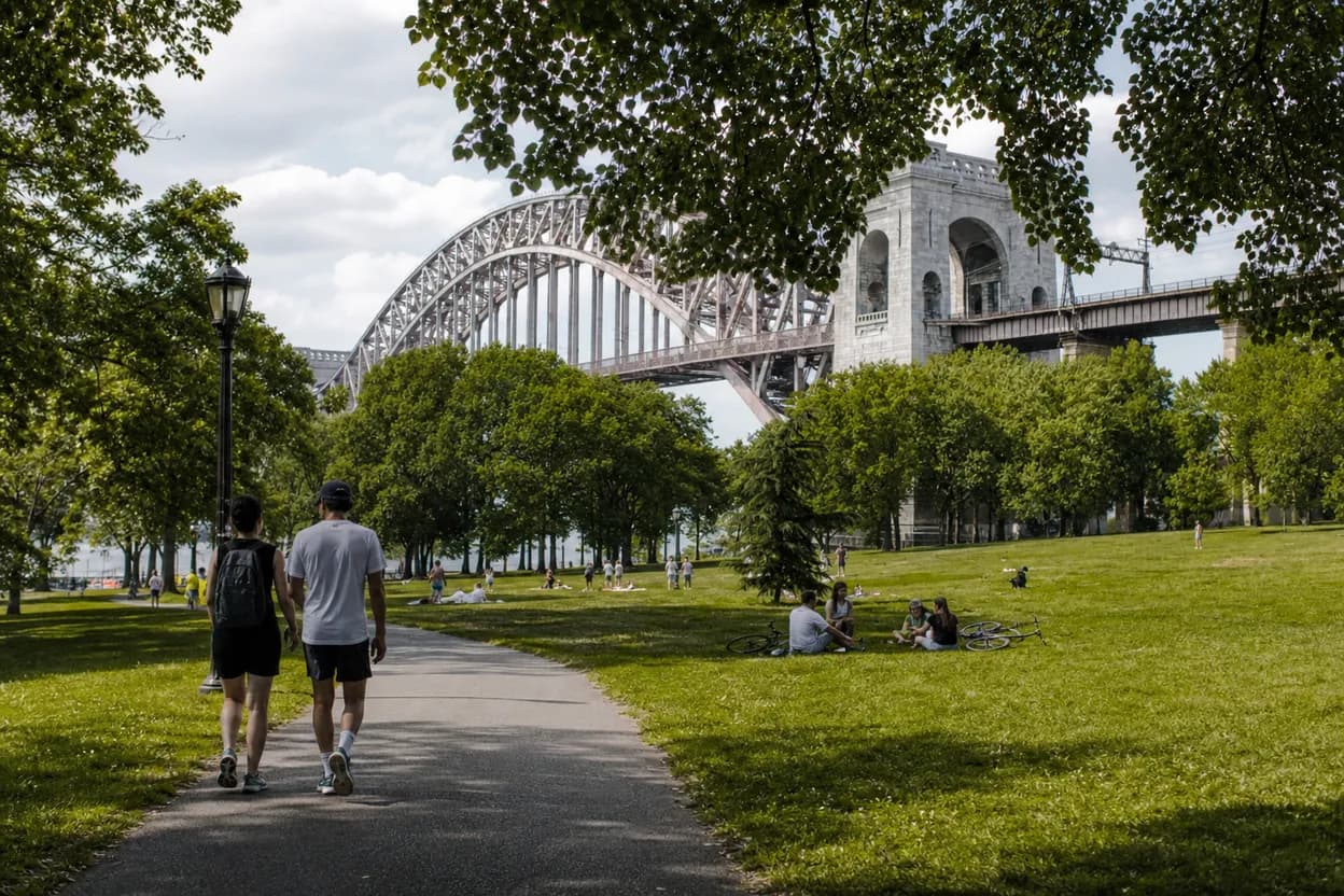 NYC experience scene for Free Movies at Astoria Park: A Breezy Queens Night With Kids