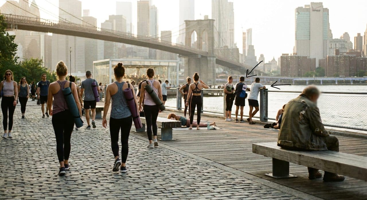 Free Sunset Yoga at Brooklyn Bridge Park Starts This Week - cover image
