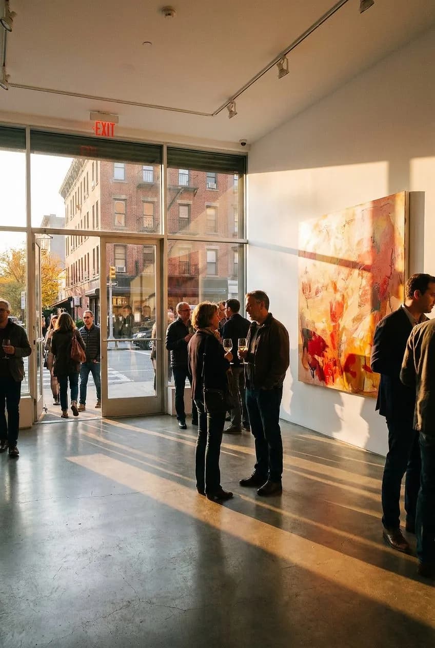 Friday Afternoon Gallery Openings and Wine Hour in Chelsea: A Fresh Field Note