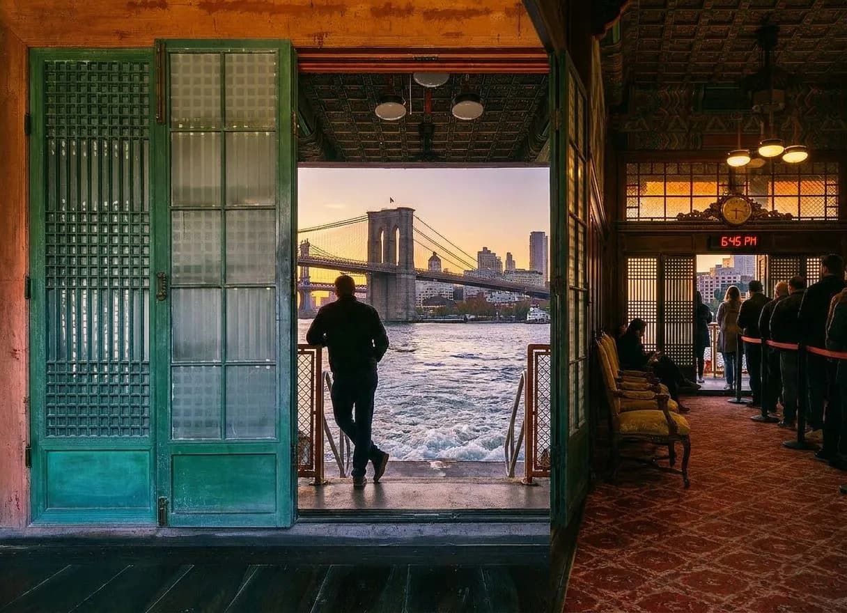 Friday Sunset Ferry Rides and Harbor Views from East River Routes