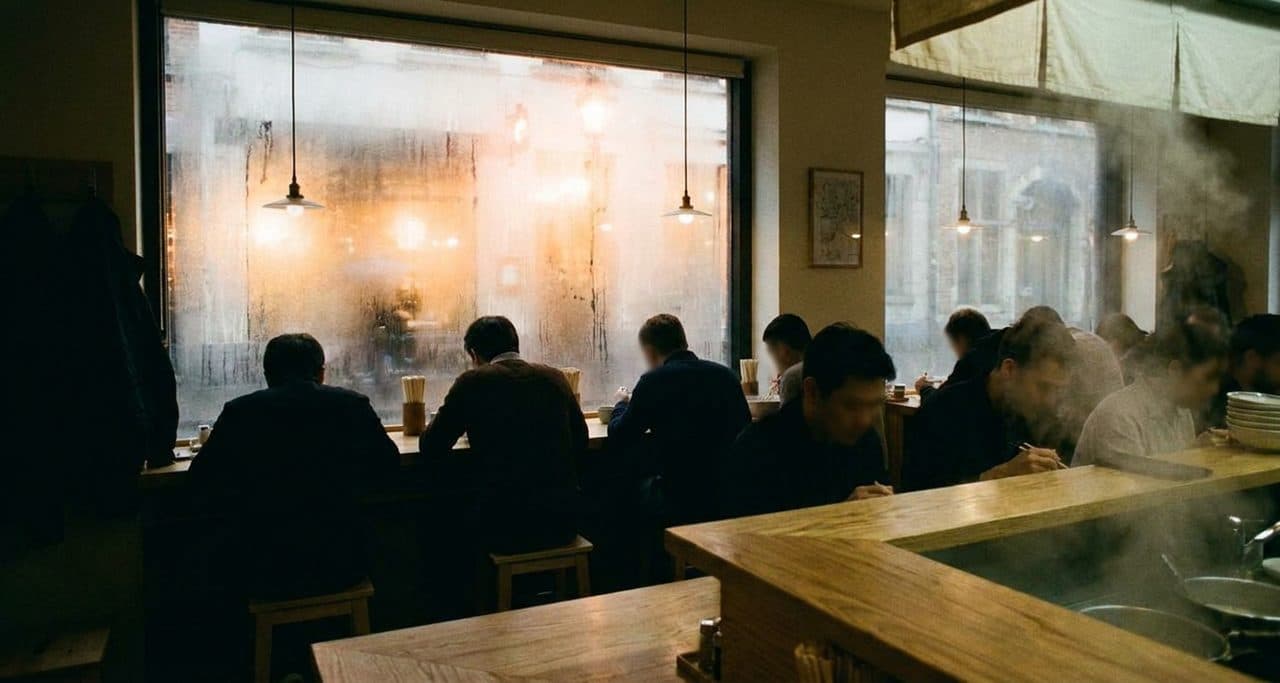 Gastown Ramen Counters Filling Up Like Fable 5 Launch Night Before Kickoff - scene