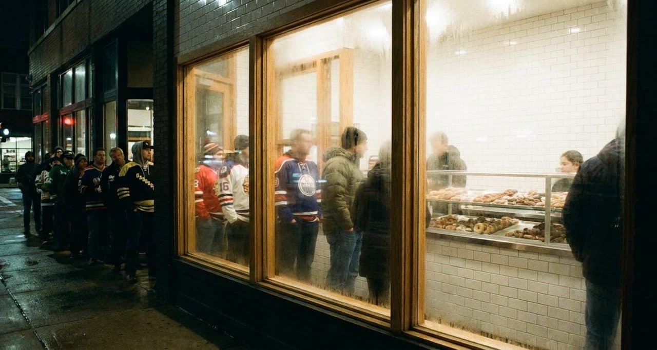 Georgetown's Late-Shift Doughnut Shop That Becomes a Post-Match Pilgrimage - scene