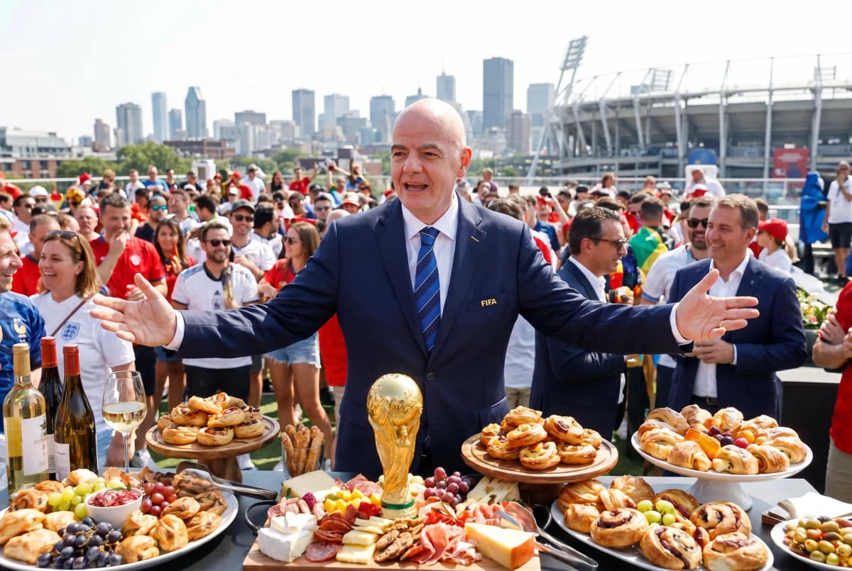 Bright World Cup match-day scene in New York · New Jersey.