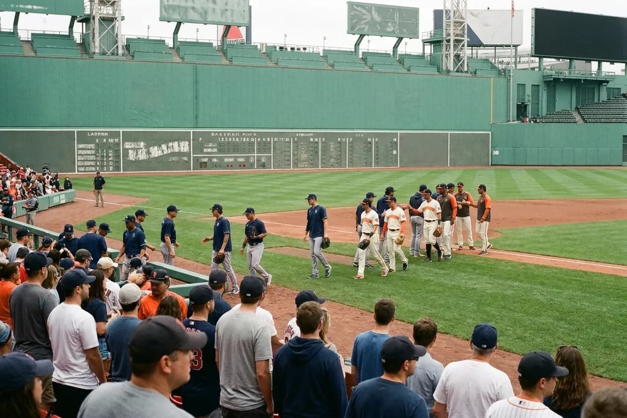 Baseball editorial scene for Giants vs Mariners: Interleague Playoff Hopes and Key Players