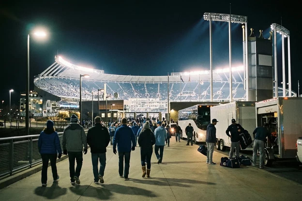 Baseball editorial scene for Giants vs Royals: Interleague Playoff Hopes and Key Players