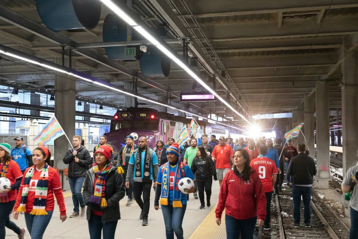 Gillette Stadium: Foxborough Rail Plan route image