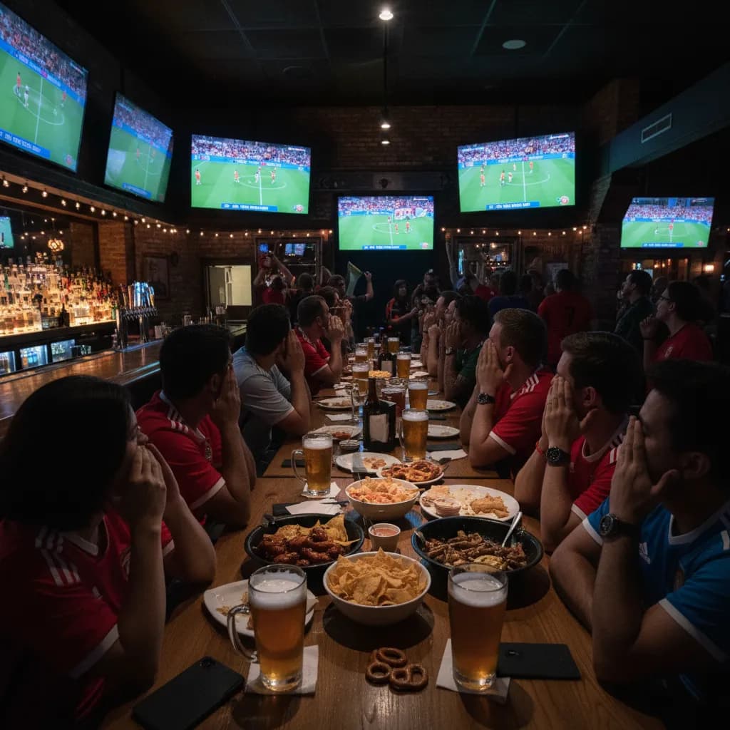 A stadium display reads EXTRA TIME as a World Cup knockout match enters overtime