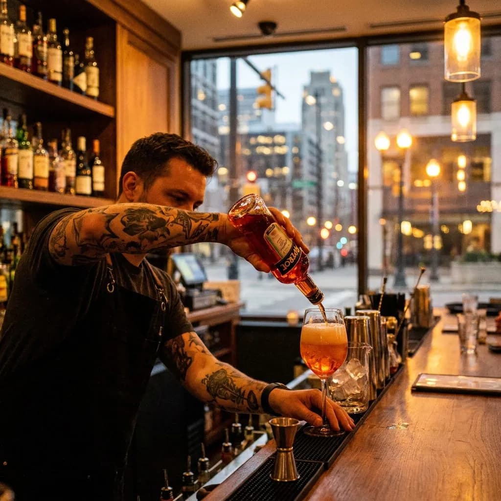 Golden Hour Aperitivo on FiDi Rooftops