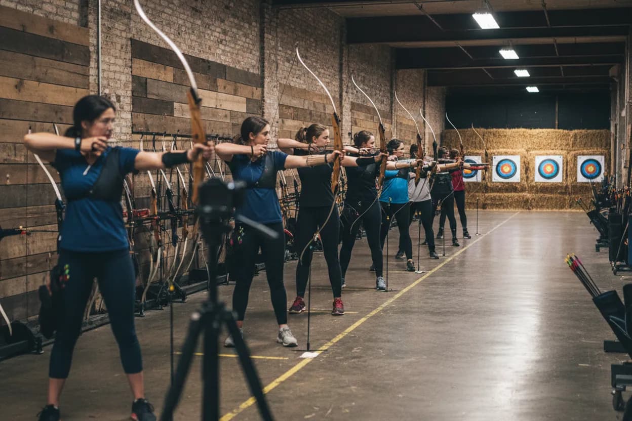 Cover scene for Gotham Archery Intro Class for a Rainy Gowanus Date With Real Targets