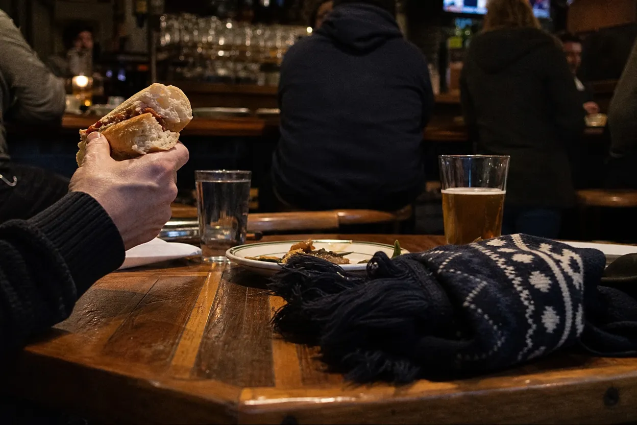 Editorial detail for Gotham FC Away Match at Football Cafe: A LES Screen Plan for Solo Fans