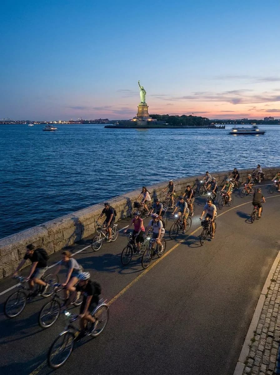 The Governors Island Bike Loop Before the Afternoon Ferry Rush