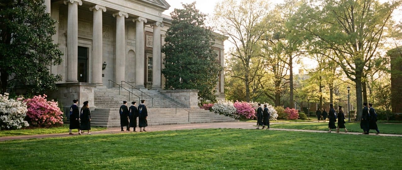 Columbia's Campus Is Open for Free Graduation Photos on the Library Steps - cover image