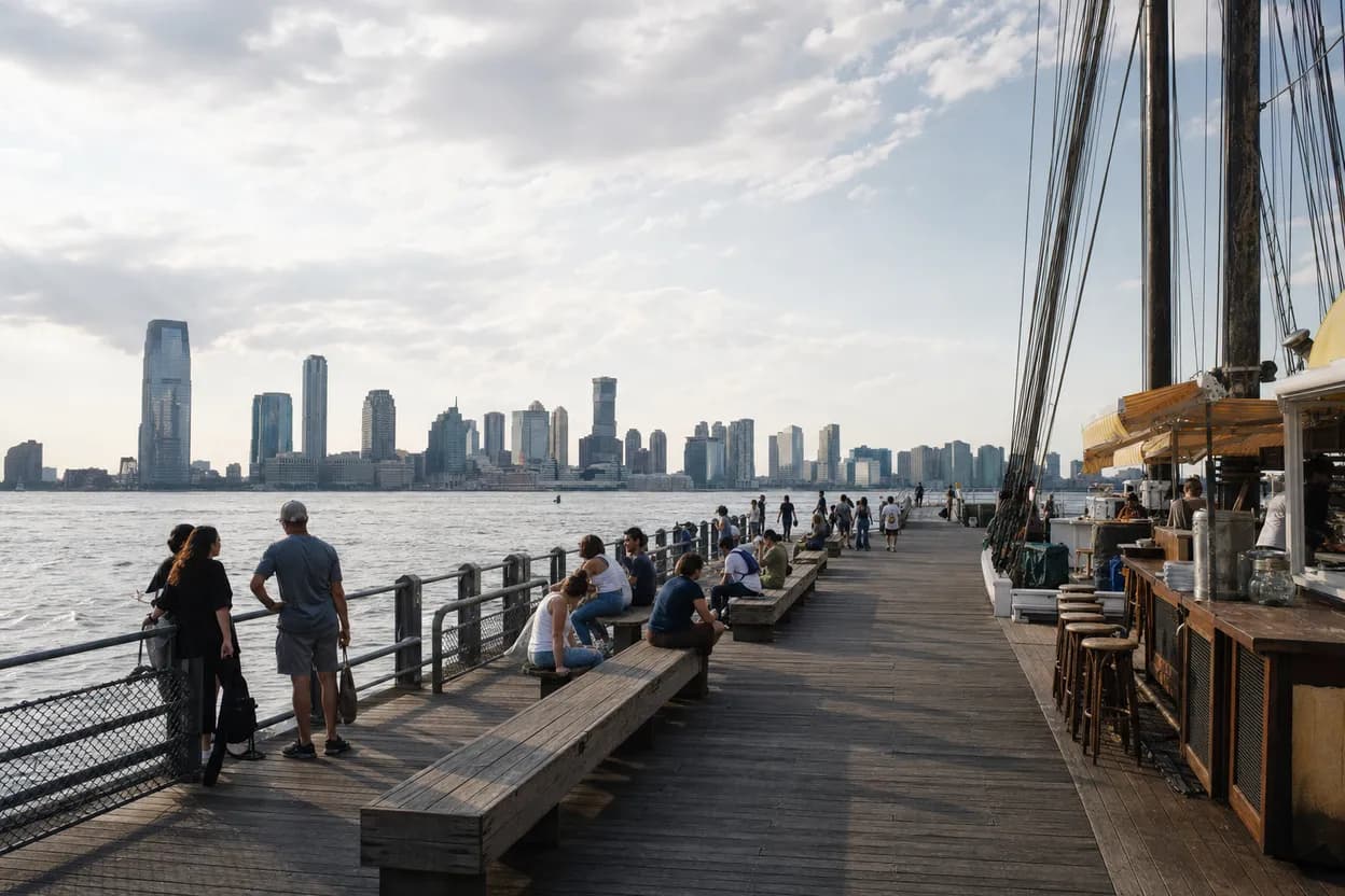 Cover scene for Grand Banks on the Hudson When a Date Wants the Boat-Bar Version
