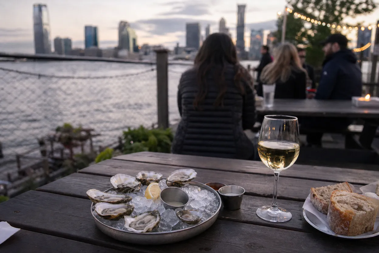 Editorial detail for Grand Banks on the Hudson When a Date Wants the Boat-Bar Version